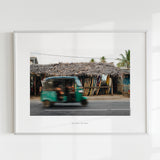 Tuktuk and surfing | Fine Art Poster Sri Lanka
