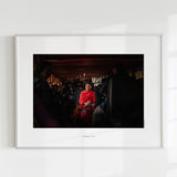 De monnik in de massa | Fine Art Poster Laos