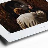 De man en de moskee | Fine Art Poster Marokko